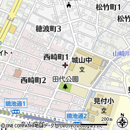 愛知県名古屋市千種区西崎町1丁目41周辺の地図