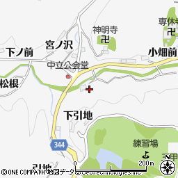 愛知県豊田市中立町森前周辺の地図