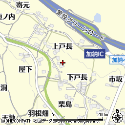 愛知県豊田市加納町下戸長19周辺の地図