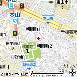 本山保育園周辺の地図