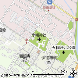 滋賀県東近江市五個荘中町294周辺の地図