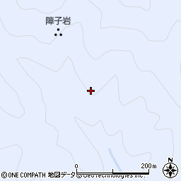 京都府京都市北区大森牛ケ滝周辺の地図