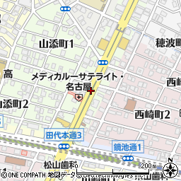 愛知県名古屋市千種区田代本通周辺の地図
