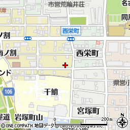 愛知県名古屋市中村区岩上町168周辺の地図