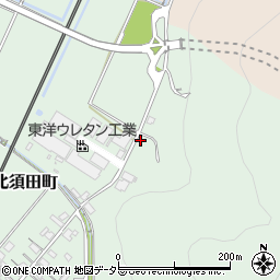 滋賀県東近江市北須田町157-1周辺の地図