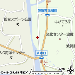 兵庫県宍粟市波賀町上野187周辺の地図