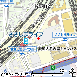 名古屋コンベンションホール周辺の地図