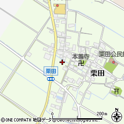 滋賀県愛知郡愛荘町栗田457周辺の地図