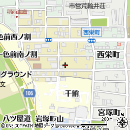 愛知県名古屋市中村区岩上町181周辺の地図
