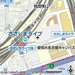 ＪＴＢ中部　教育旅行名古屋支店周辺の地図