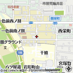愛知県名古屋市中村区岩上町周辺の地図