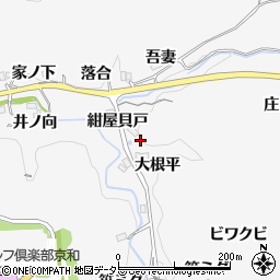 愛知県豊田市中立町紺屋貝戸周辺の地図
