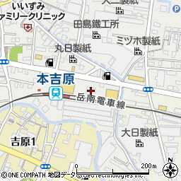 静岡銀行吉原北支店 ＡＴＭ周辺の地図