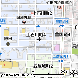 愛知県名古屋市中村区上石川町4丁目周辺の地図