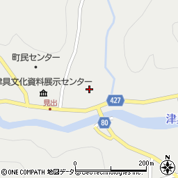 愛知県北設楽郡設楽町津具寺屋敷周辺の地図