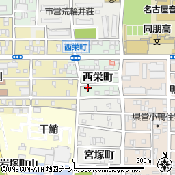 愛知県名古屋市中村区西栄町68周辺の地図