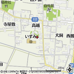 愛知県大治町（海部郡）砂子（高越）周辺の地図