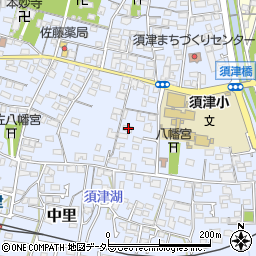 静岡県富士市中里1038-2周辺の地図