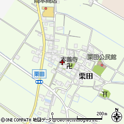 滋賀県愛知郡愛荘町栗田448周辺の地図