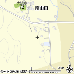 千葉県勝浦市南山田周辺の地図