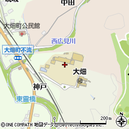 愛知県豊田市大畑町（神戸）周辺の地図