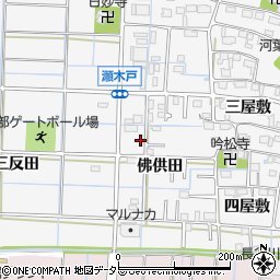 愛知県あま市七宝町川部佛供田31-3周辺の地図