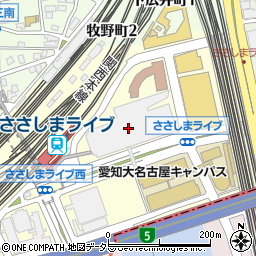 うなぎ四代目菊川 グローバルゲート店周辺の地図