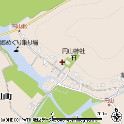 滋賀県近江八幡市円山町193周辺の地図