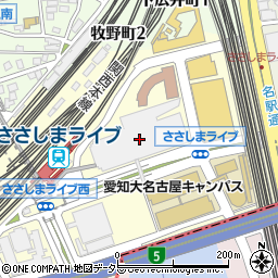 マツモトキヨシグローバルゲート店周辺の地図