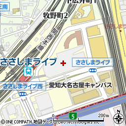 〒453-6102 愛知県名古屋市中村区平池町 グローバルゲート（２階）の地図