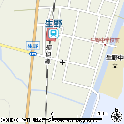 兵庫県朝来市生野町口銀谷2000周辺の地図