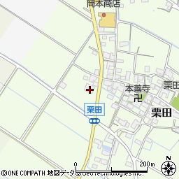 滋賀県愛知郡愛荘町栗田328周辺の地図