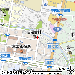 トイレつまり解決・水の生活救急車　富士市エリア専用ダイヤル周辺の地図