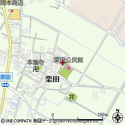 滋賀県愛知郡愛荘町栗田485周辺の地図