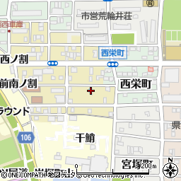 愛知県名古屋市中村区岩上町155周辺の地図
