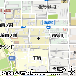 愛知県名古屋市中村区岩上町154周辺の地図