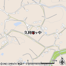 島根県大田市久利町久利畑ヶ中周辺の地図