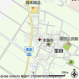 滋賀県愛知郡愛荘町栗田455周辺の地図