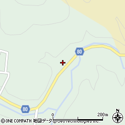 京都府南丹市日吉町志和賀大日向周辺の地図