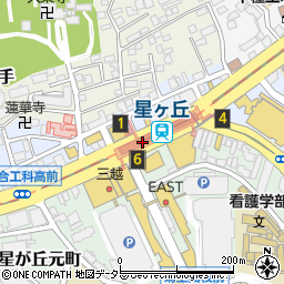 三井住友銀行名古屋市営地下鉄星ヶ丘駅 ＡＴＭ周辺の地図