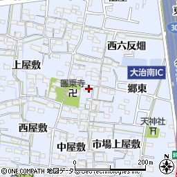 愛知県名古屋市中川区富田町大字千音寺東屋敷周辺の地図