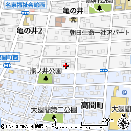 愛知県名古屋市名東区亀の井2丁目294周辺の地図