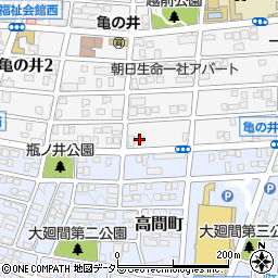 愛知県名古屋市名東区亀の井3丁目53周辺の地図