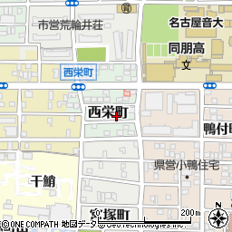 愛知県名古屋市中村区西栄町59周辺の地図