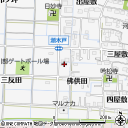 愛知県あま市七宝町川部佛供田29周辺の地図