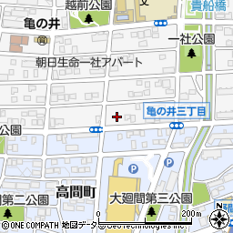 愛知県名古屋市名東区亀の井3丁目69周辺の地図