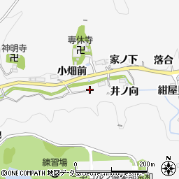 愛知県豊田市中立町御堂前周辺の地図