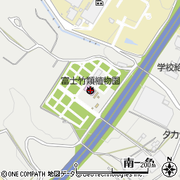 富士竹類植物園周辺の地図