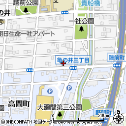 愛知県名古屋市名東区亀の井3丁目81周辺の地図