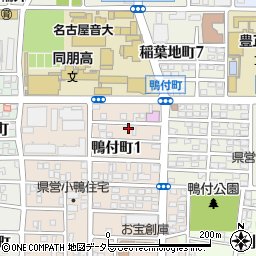 愛知県名古屋市中村区鴨付町1丁目27周辺の地図